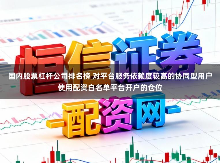 国内股票杠杆公司排名榜 对平台服务依赖度较高的协同型用户使用配资白名单平台开户的仓位