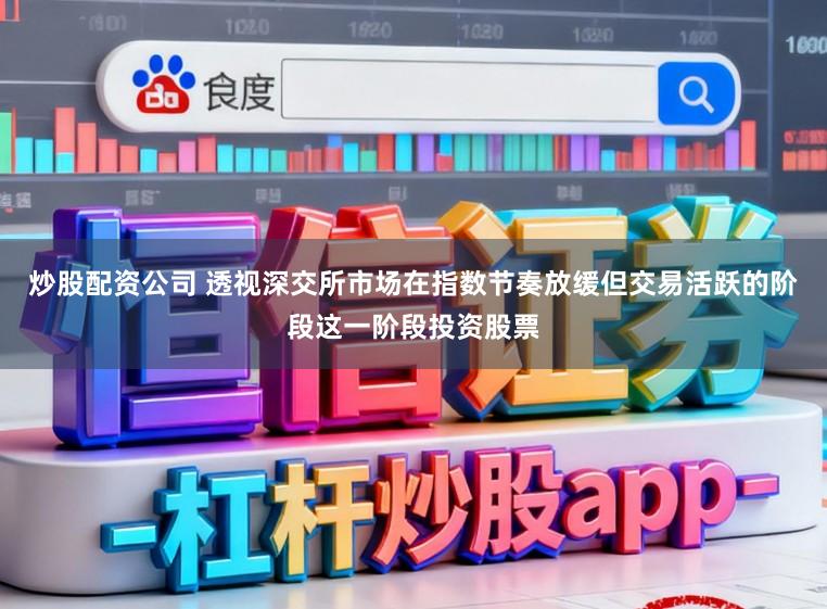 炒股配资公司 透视深交所市场在指数节奏放缓但交易活跃的阶段这一阶段投资股票