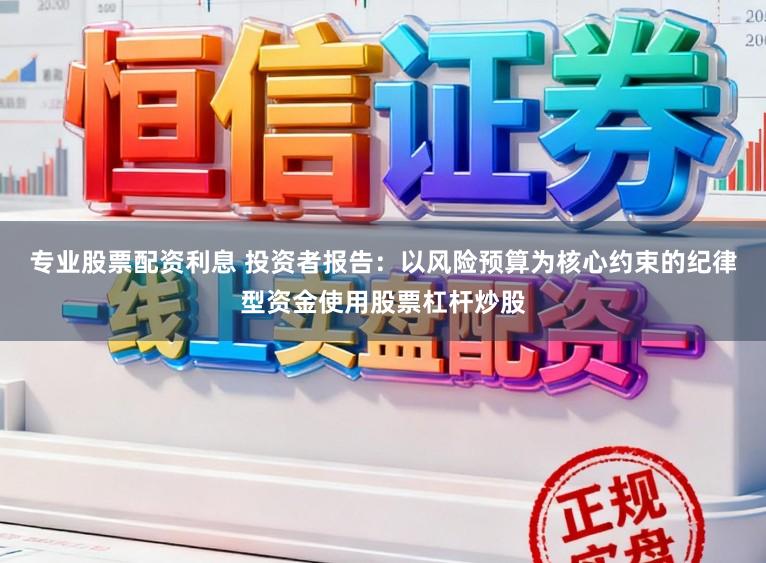 专业股票配资利息 投资者报告：以风险预算为核心约束的纪律型资金使用股票杠杆炒股